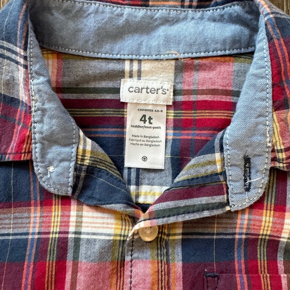 Boys 3 piece bundle of long sleeve button ups 3/4T - Picture 5 of 7